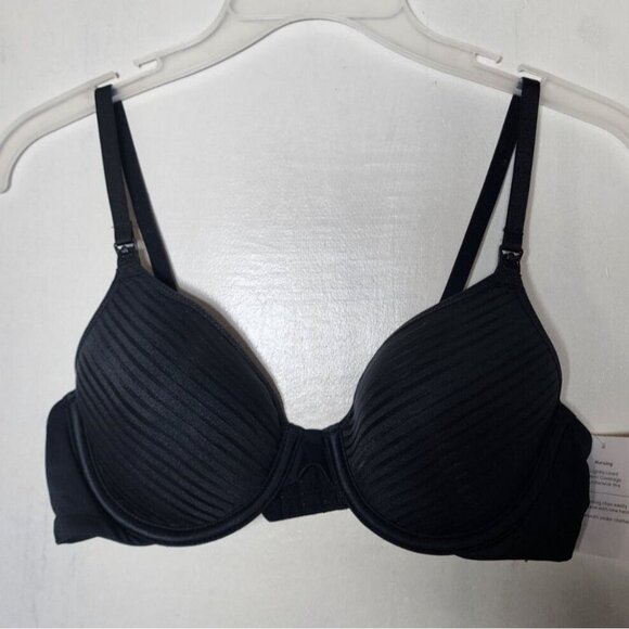 New Auden Women's Black Underwire Nursing Bra Adjustable Straps Size 34B - Picture 1 of 5